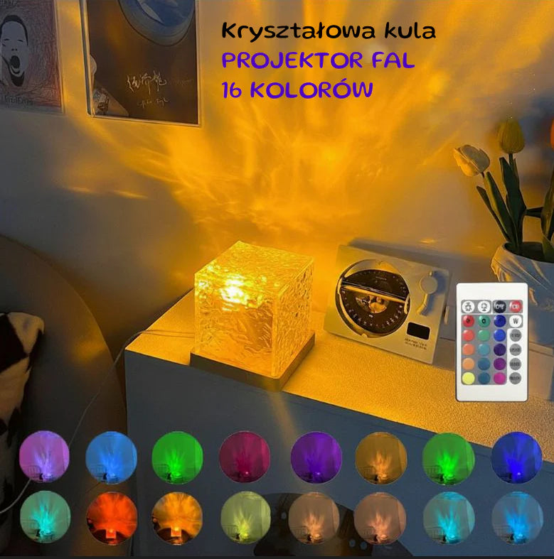 Kryształowa Kula Projektor Fal 🌌